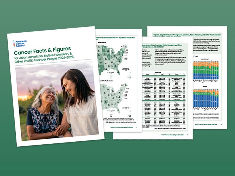 Large size cover image for 2024 Cancer Facts and Figures for Asian American, Native Hawaiian, and Other Pacific Islander People