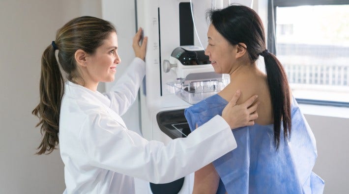 Can Women with Very Small Breasts Get a Mammogram? » Scary Symptoms
