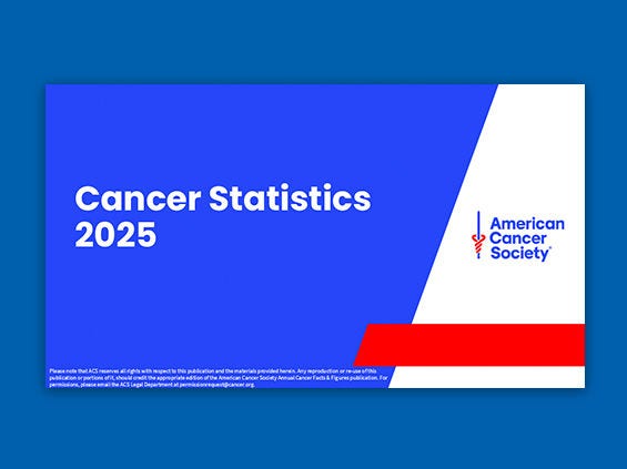 2025 Annual Cancer Facts and Figures Cancer Statistics Slideshow Cover