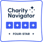  Charity Navigator4-star rating button