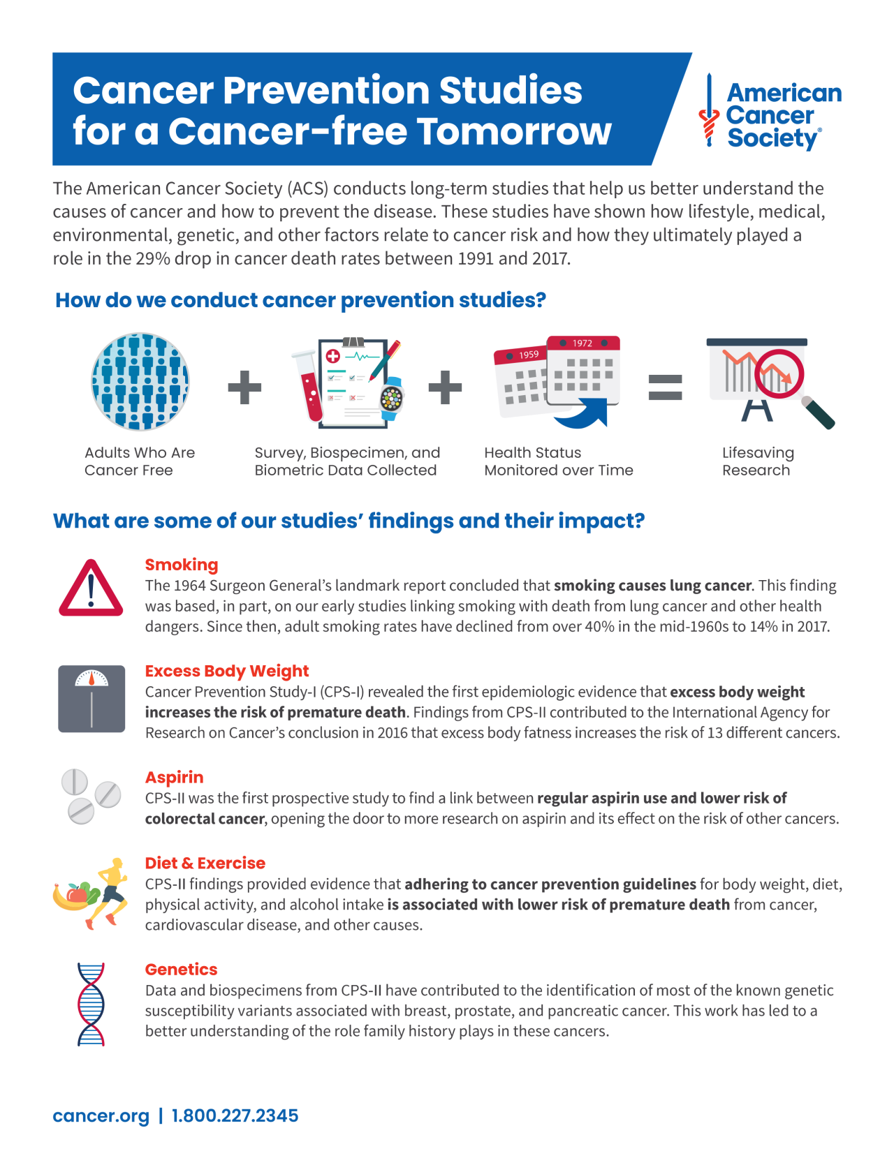 Infographic: Cancer Prevention Studies | American Cancer Society